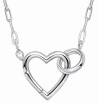 Collier cœur en argent 925