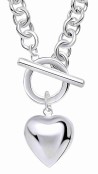 Collier cœur en argent 925