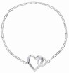 Mon-bijou - D5501 - Bracelet cœur en argent 925