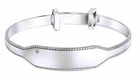 Bracelet diamant en argent