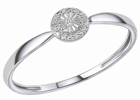 Mon-bijou - D632 - Bague diamants en or 375