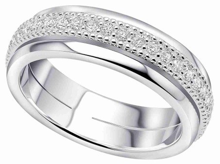 Mon-bijou - D3894 - Bague zirconium en argent 925