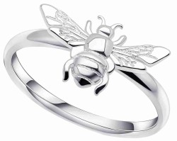 Bague abeille en argent 925