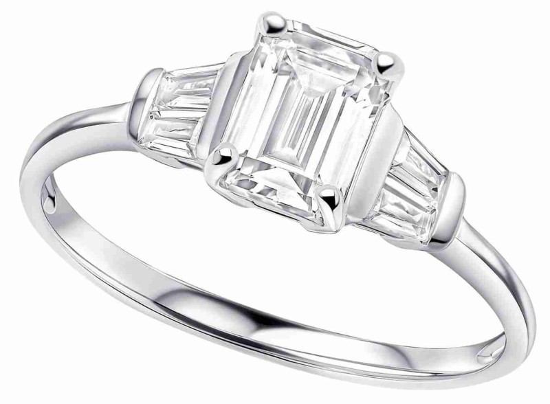 Mon-bijou - D3899 - Bague zirconium en argent 925