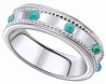 Bague turquoise en argent 925