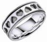 Mon-bijou - D3904A - Bague coeurs en argent 925