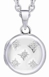 Collier pendentif photo zirconium en argent 925