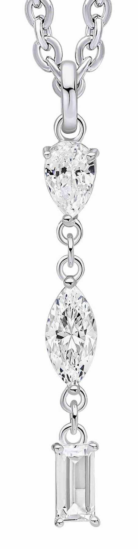 Collier zirconium en argent 925