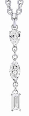 Mon-bijou - D5451 - Collier zirconium en argent 925