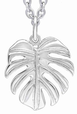 Mon-bijou - D5465 - Collier feuille en argent 925