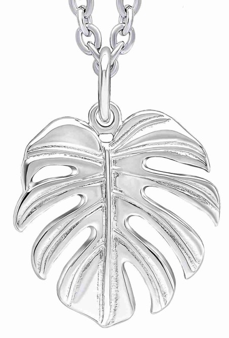 Mon-bijou - D5465 - Collier feuille en argent 925