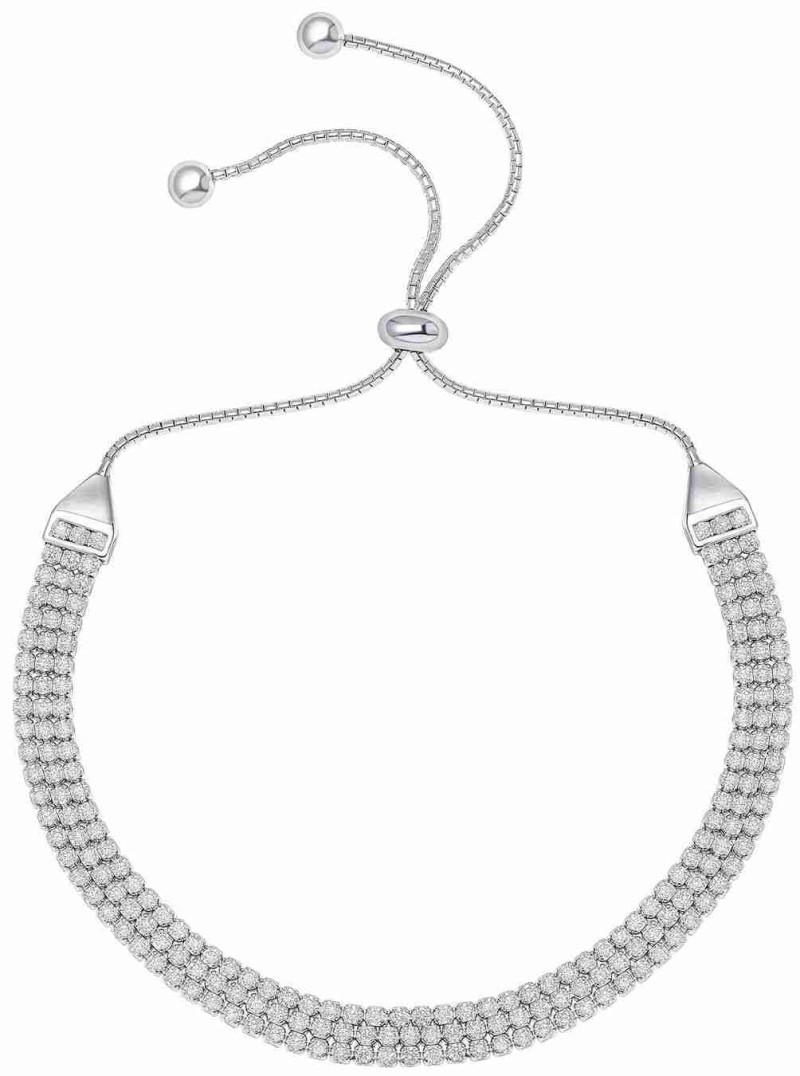 Mon-bijou - D5532 - Bracelet zirconium en argent 925