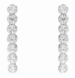 Mon-bijou - D6471 - Boucle d'oreille zirconium en argent 925