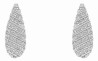 Mon-bijou - D6476 - Boucle d'oreille zirconium en argent 925