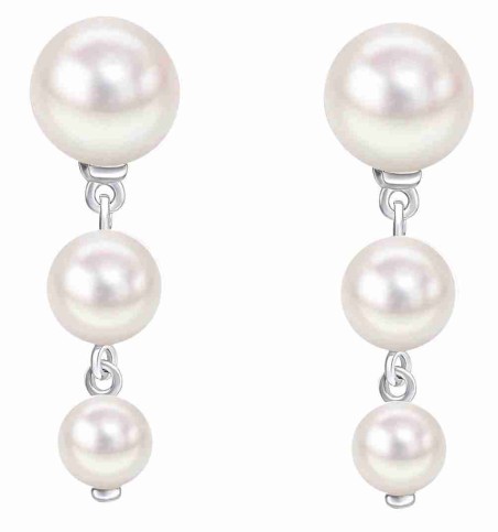 Mon-bijou - D6477 - Boucle d'oreille perle en argent 925