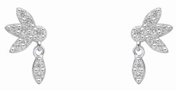 Boucle d'oreille zirconium en argent 925