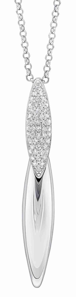 Mon-bijou - D5431 - Collier zirconium en argent 925