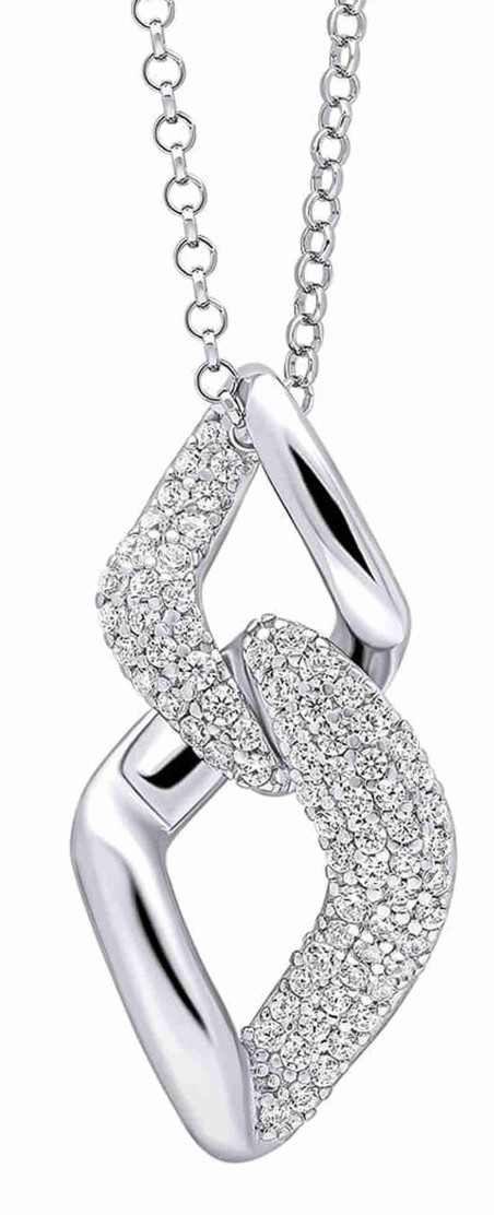 Mon-bijou - D5433 - Collier zirconium en argent 925