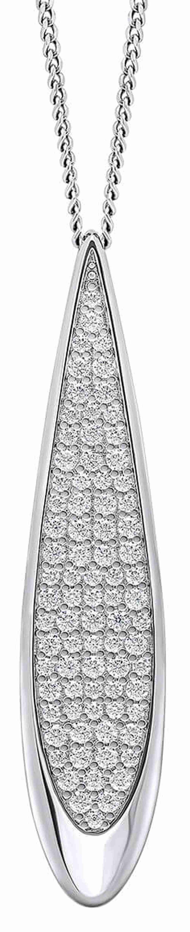 Mon-bijou - D5434 - Collier zirconium en argent 925