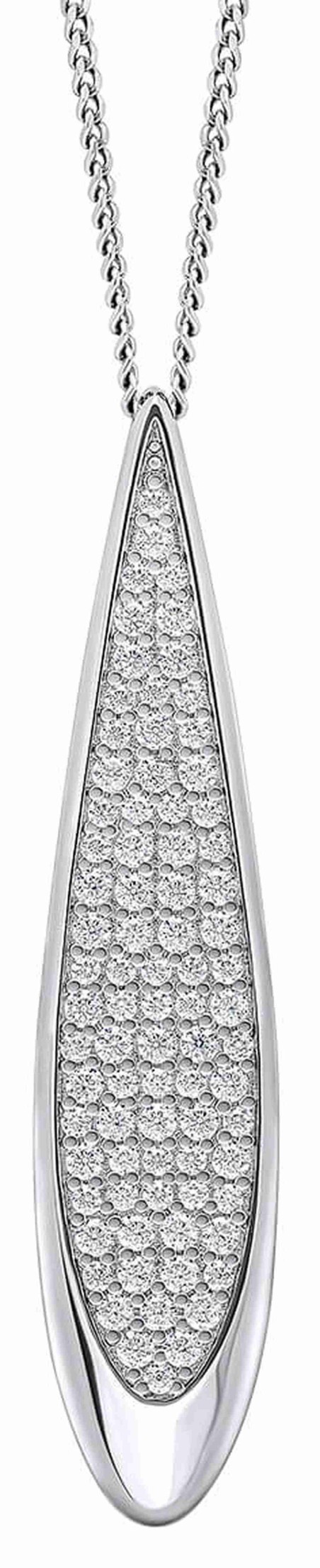 Mon-bijou - D5434 - Collier zirconium en argent 925