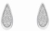 Mon-bijou - D6455 - Boucle d'oreille zirconium en argent 925