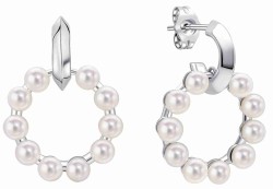 Mon-bijou - D6456 - Boucle d'oreille perle en argent 925