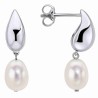 Mon-bijou - D6503 - Boucle d'oreille perle en argent 925