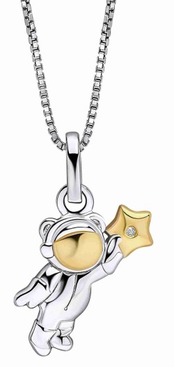 Collier astronaute diamant...