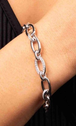 Bracelet zirconium en argent 925