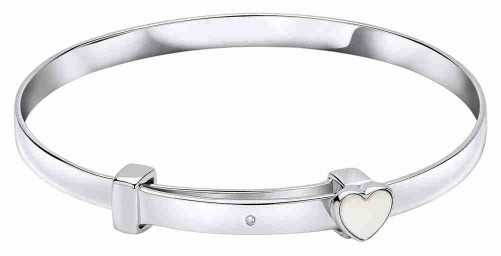 Bracelet nacre et diamant en argent 925