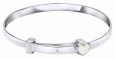 Bracelet nacre et diamant en argent 925