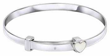 Bracelet nacre et diamant en argent 925