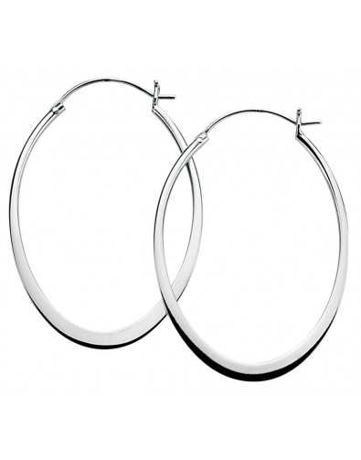 Boucle d'oreille cercle en argent 925