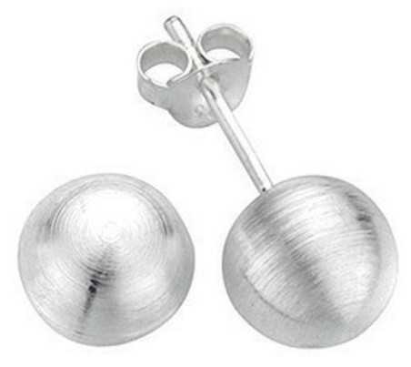 Boucle d'oreille ronde en argent 925