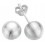 Boucle d'oreille ronde en argent 925